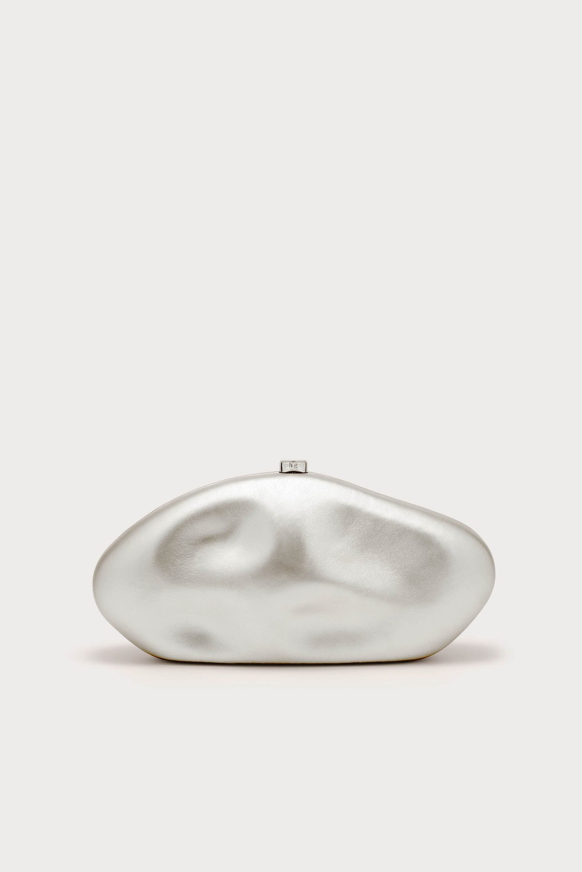 Cult Gaia The Caldera Clutch – Silver