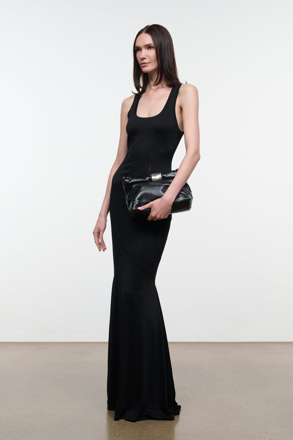 STAUD Cuff Clutch – Black Snake – detail 4