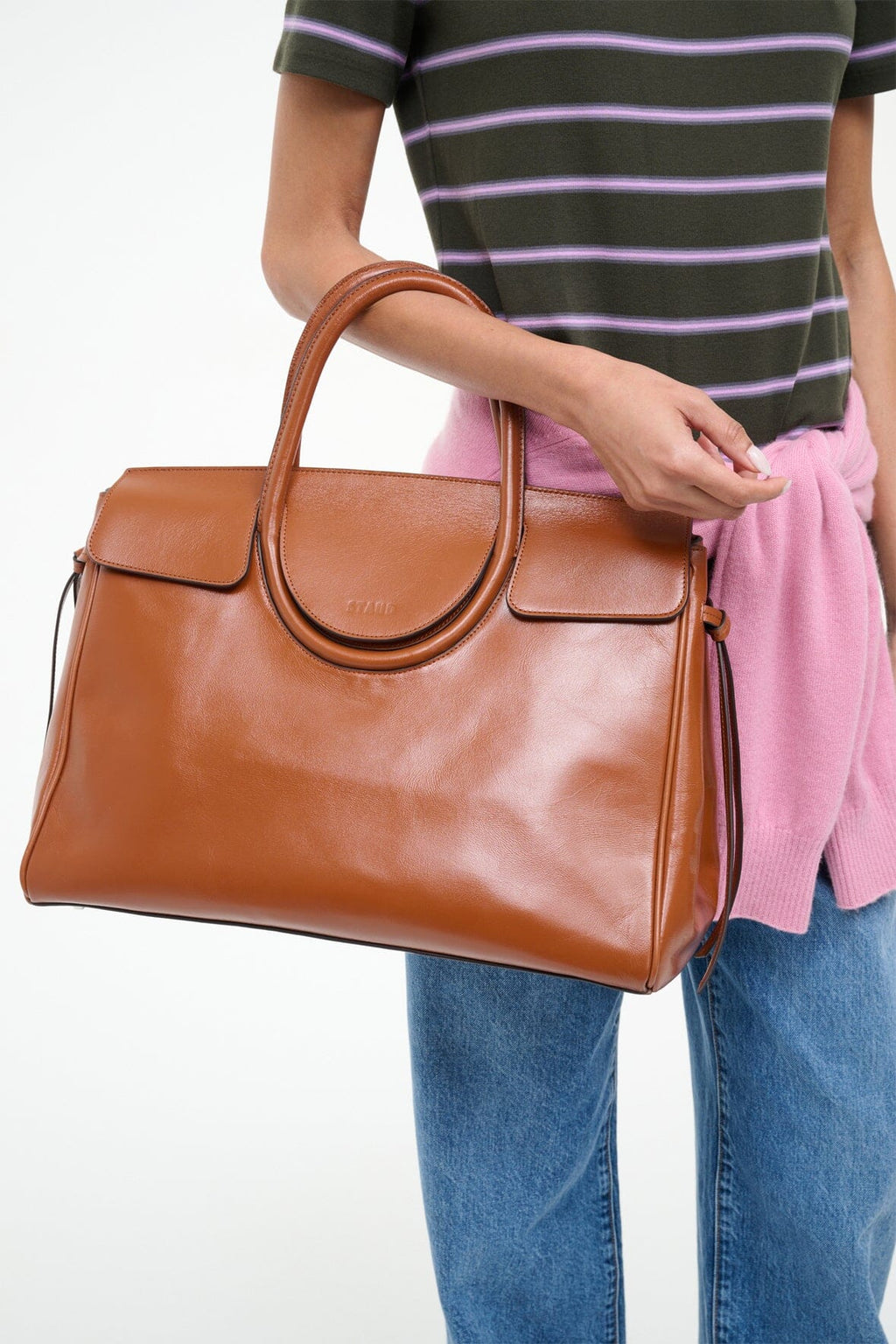 STAUD Maude Carryall – Tabac – detail 3