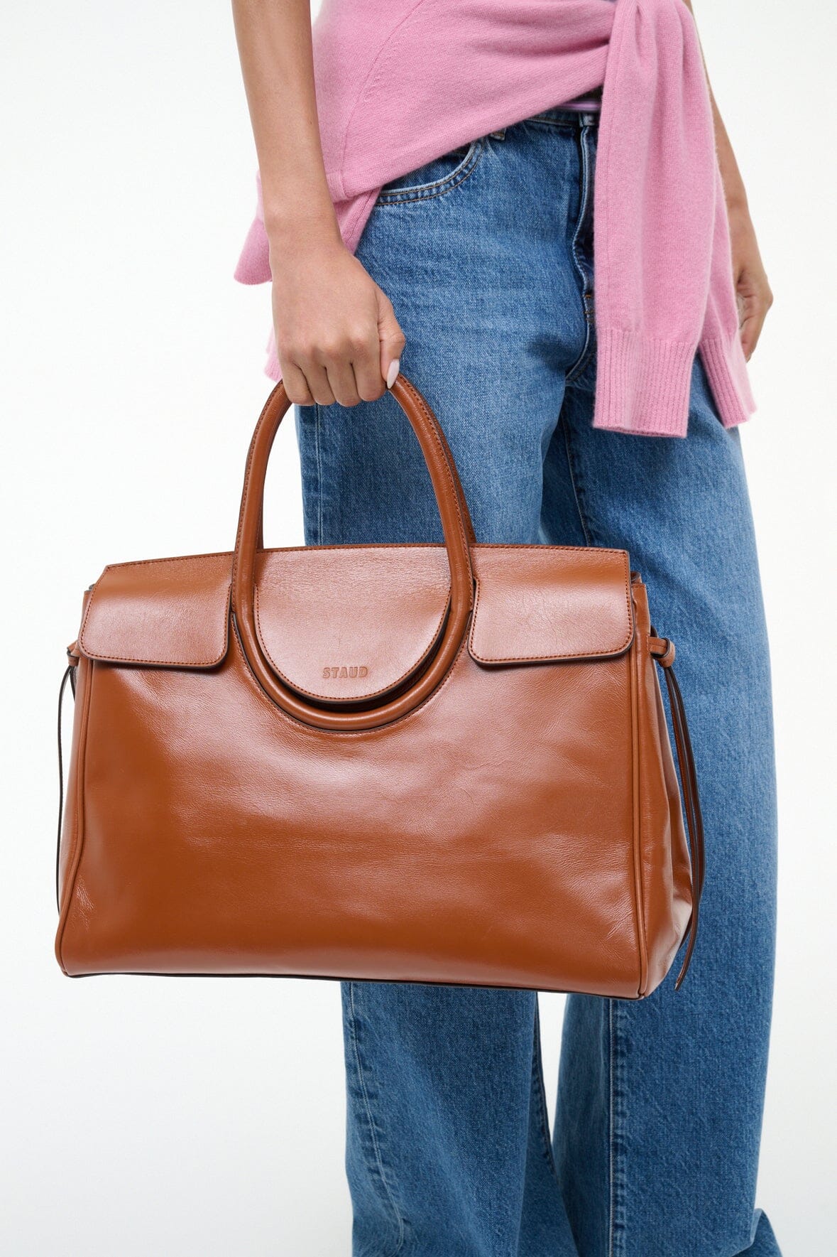 STAUD Maude Carryall – Tabac – detail 4