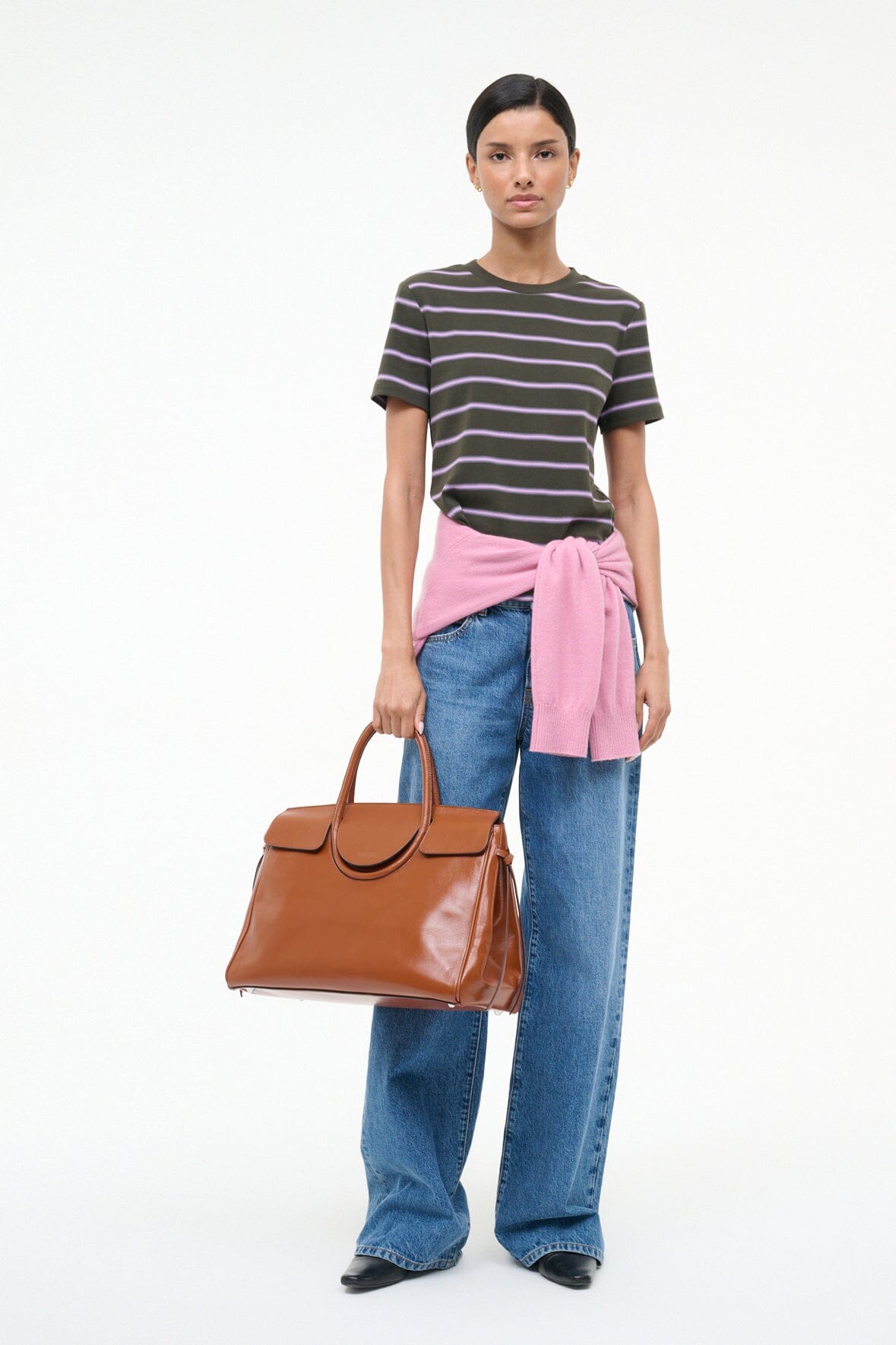 STAUD Maude Carryall – Tabac – detail 2