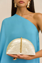 Cult Gaia Laguna Clutch – Ivory – detail 2