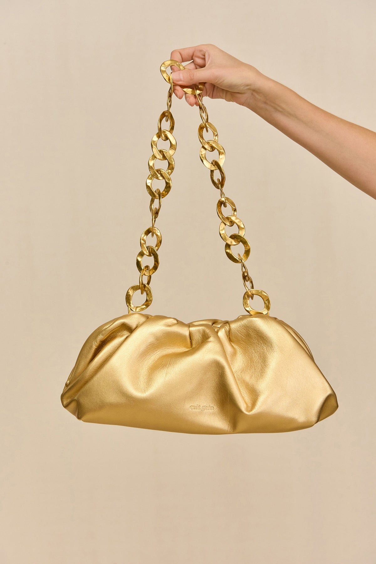 Cult Gaia Dulce Shoulder Bag – Brass – detail 3