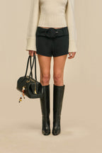 Cult Gaia Raia Satchel – Black – detail 2