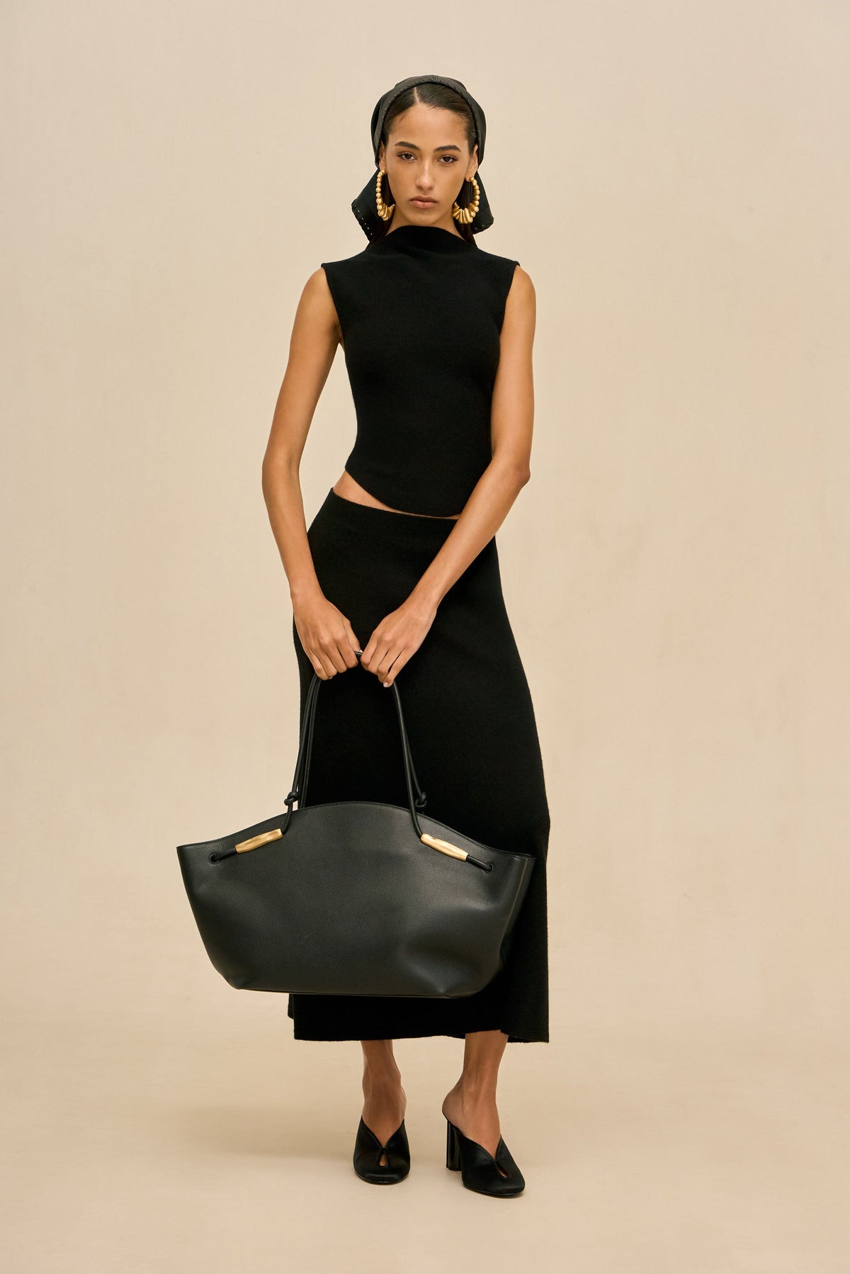 Cult Gaia Solay XL Tote Bag – Black – detail 4