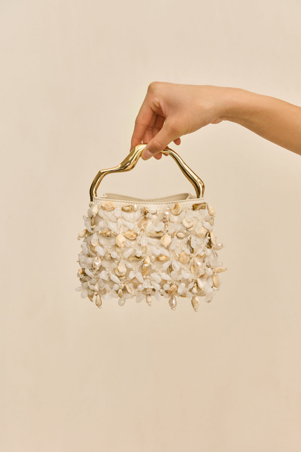 Cult Gaia Solene Mini Bag – Off White Multi – detail 2