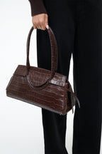 STAUD Maude Shoulder Bag – Espresso Croco – detail 4
