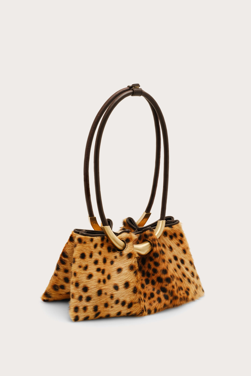 Cult Gaia Asa Shoulder Bag – Cheetah – detail 3