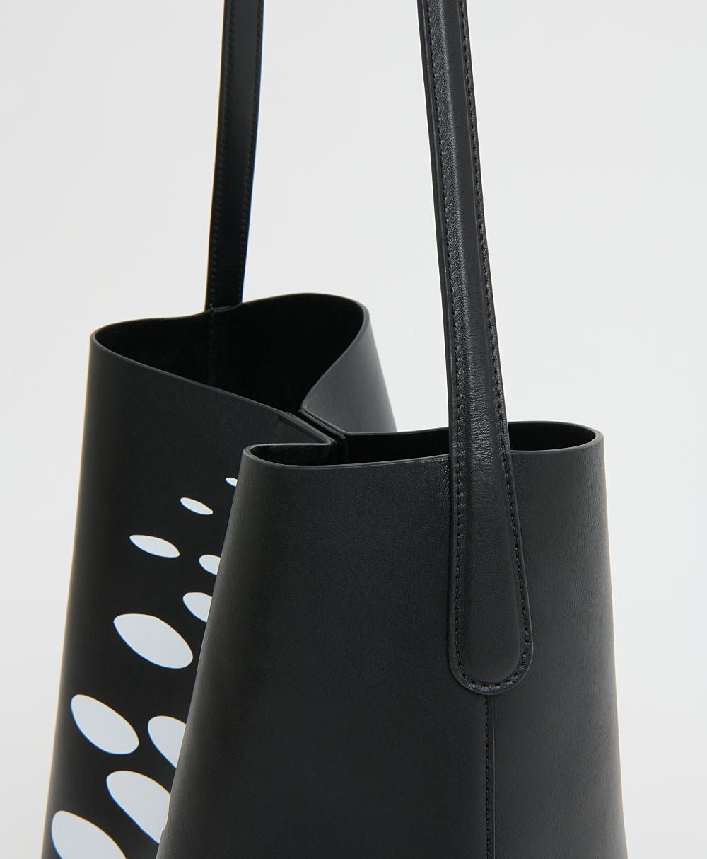 Mansur Gavriel Alexander Calder Everyday Cabas – Black – detail 4