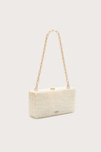 Cult Gaia The Backgammon Clutch – Ivory – detail 5