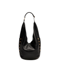Hammitt Tom Zip Large Hobo – Black/Brushed Gold Red Zip