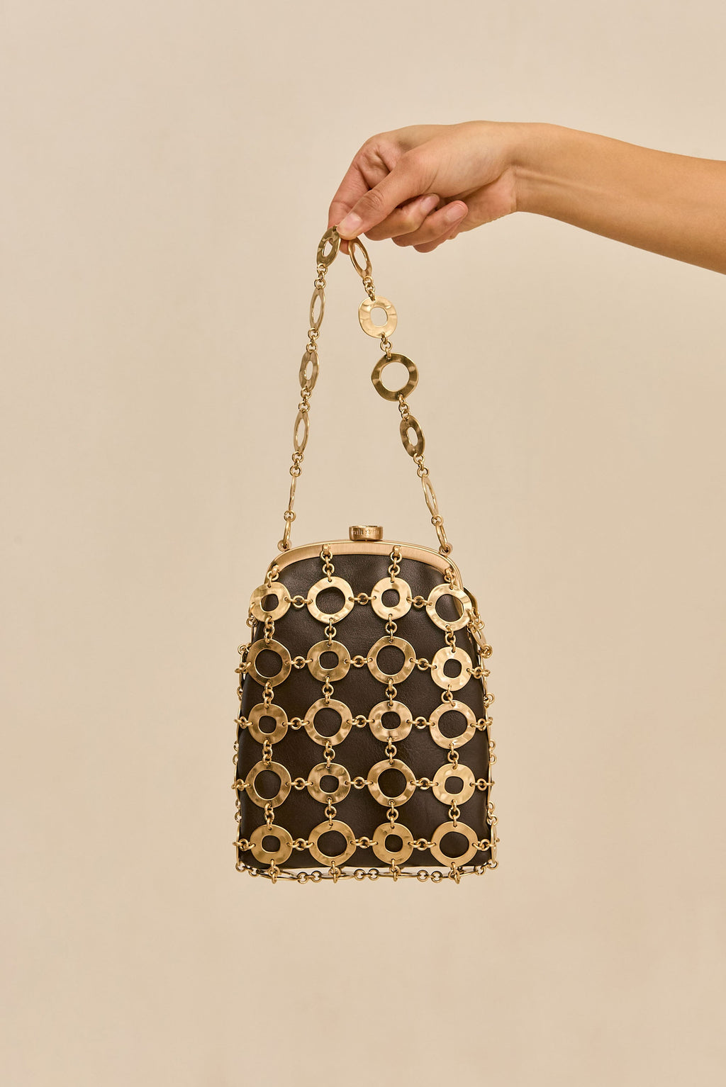 Cult Gaia Brielle Wristlet – Luwak – detail 2