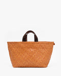 Clare V. Bateau Tote – Natural Diagonal Woven