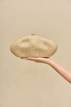 Cult Gaia The Caldera Clutch – Sand Dollar – detail 2