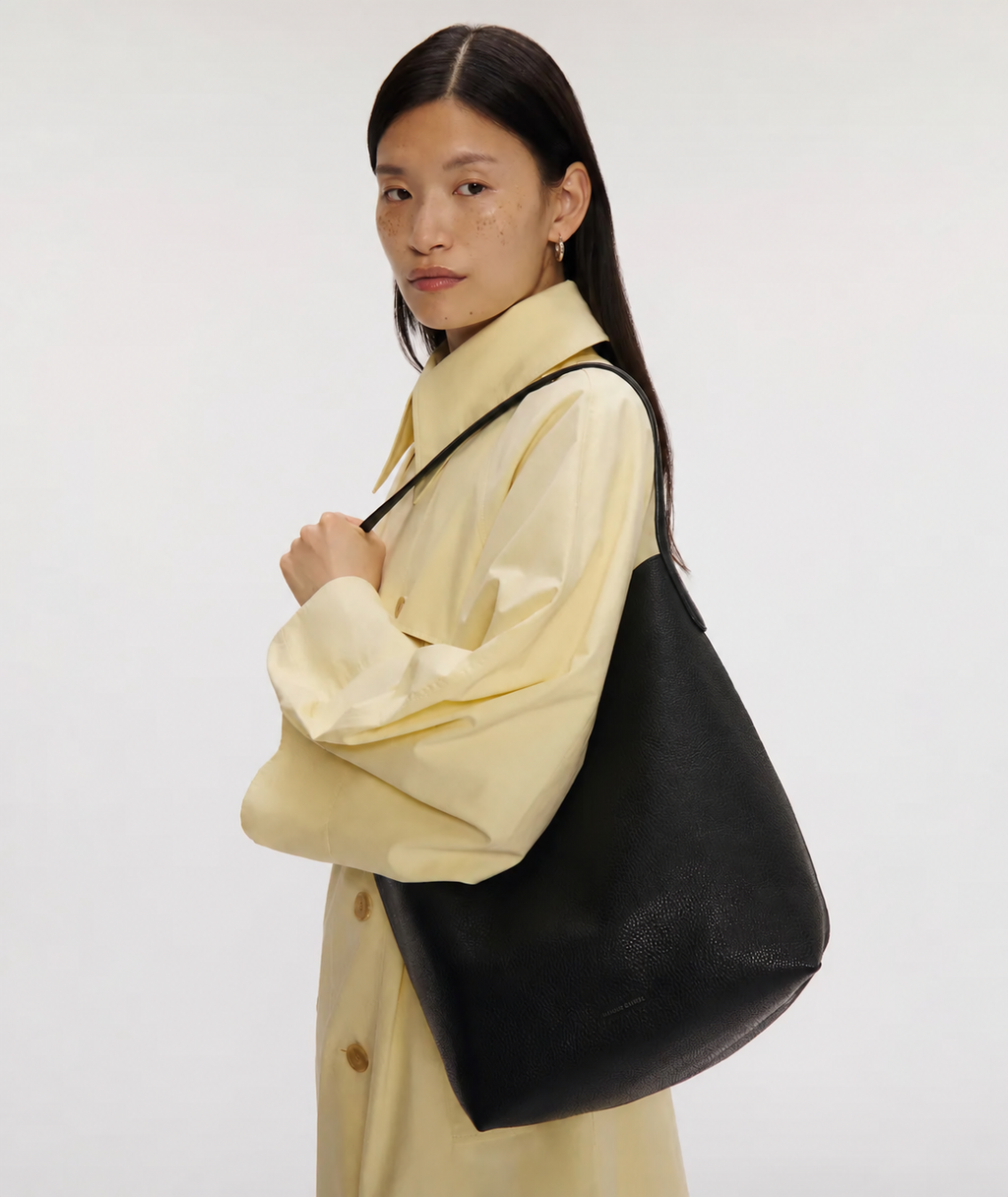 Mansur Gavriel Everyday Cabas – Black – detail 2