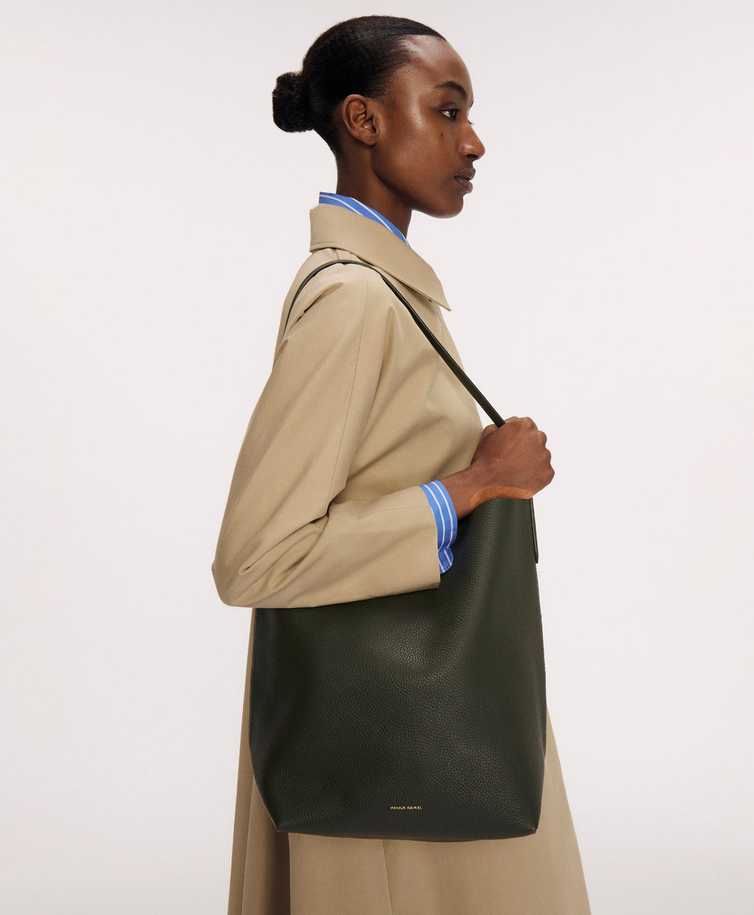 Mansur Gavriel Everyday Cabas – Anise – detail 5
