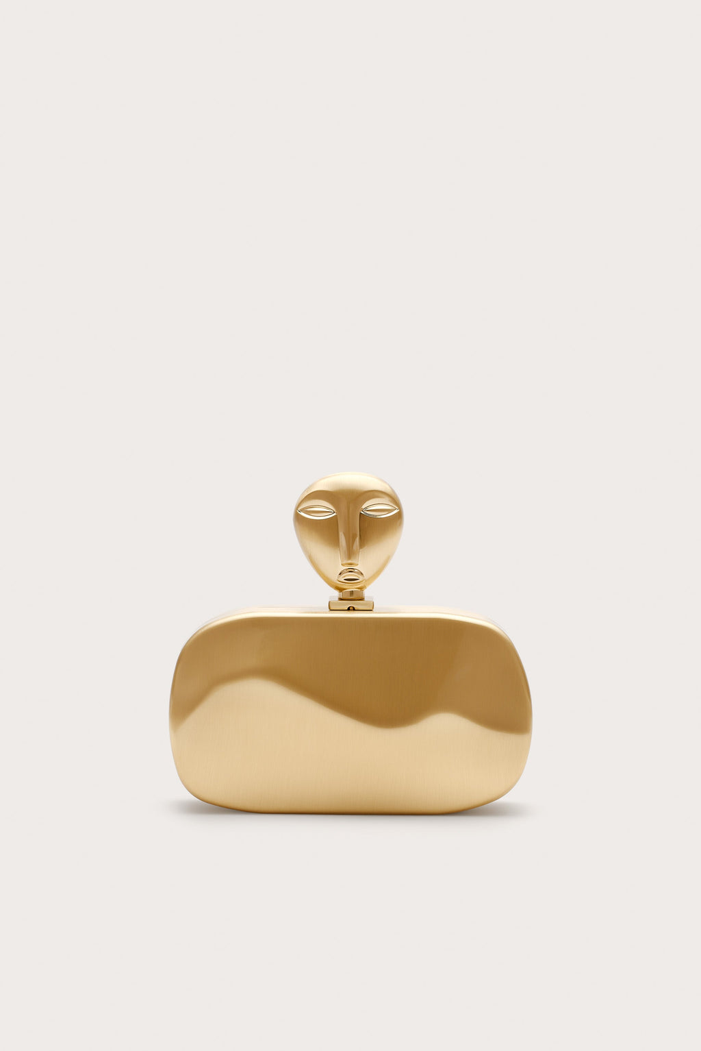 Cult Gaia Eve Clutch – Brushed Brass