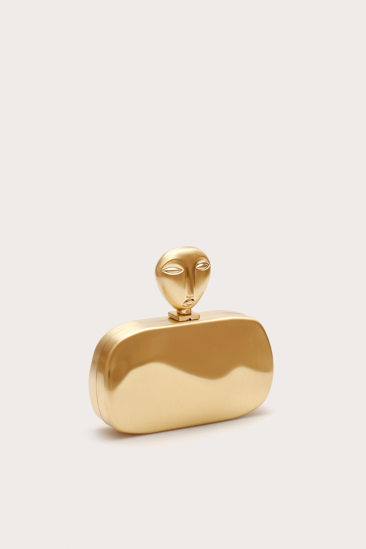 Cult Gaia Eve Clutch – Brushed Brass – detail 3