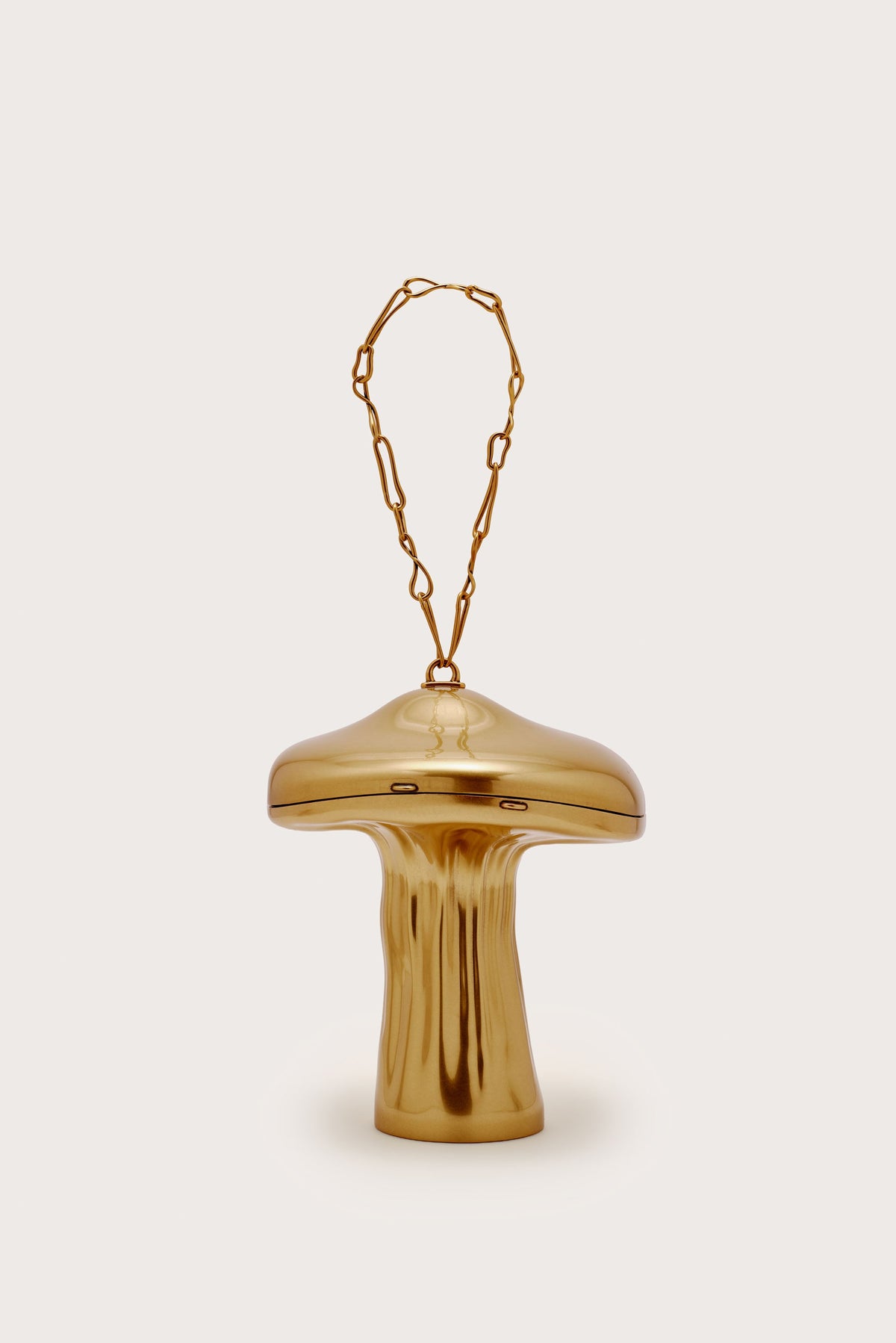 Cult Gaia Fungo Clutch – Brushed Brass