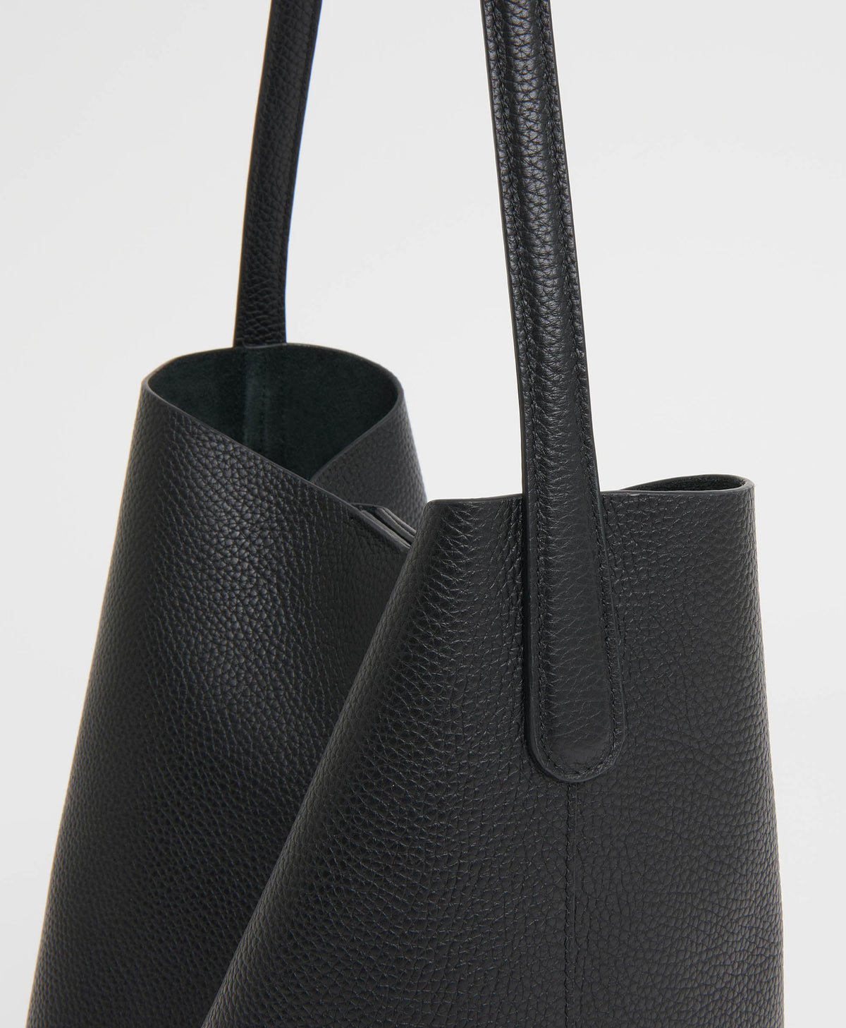 Mansur Gavriel Everyday Cabas – Black – detail 4