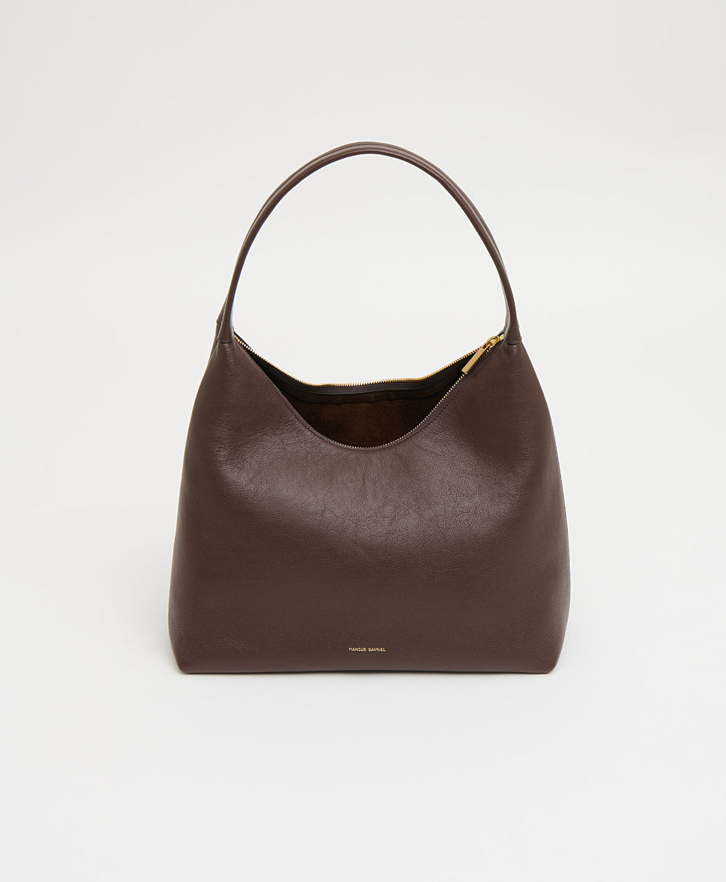 Mansur Gavriel Candy Hobo – Chocolate – detail 4