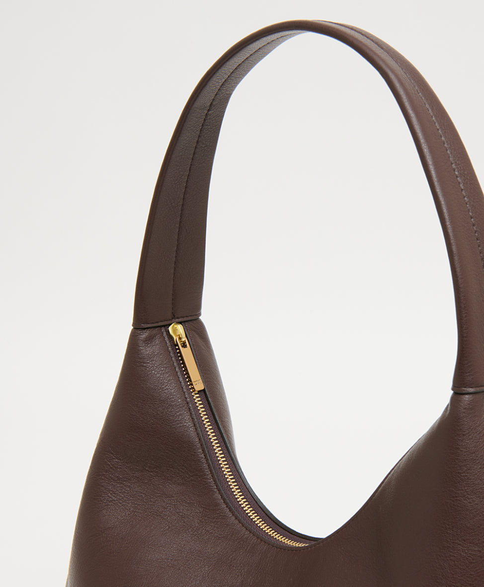 Mansur Gavriel Candy Hobo – Chocolate – detail 5