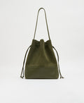 Mansur Gavriel Drawstring Cabas – Algae Suede/Algae