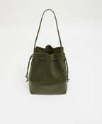 Mansur Gavriel Drawstring Cabas – Algae Suede/Algae – detail 4