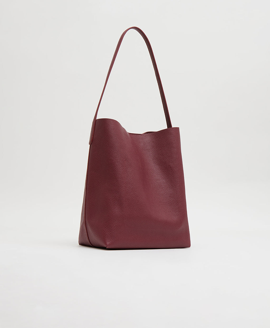 Mansur Gavriel Everyday Cabas – Claret – detail 2