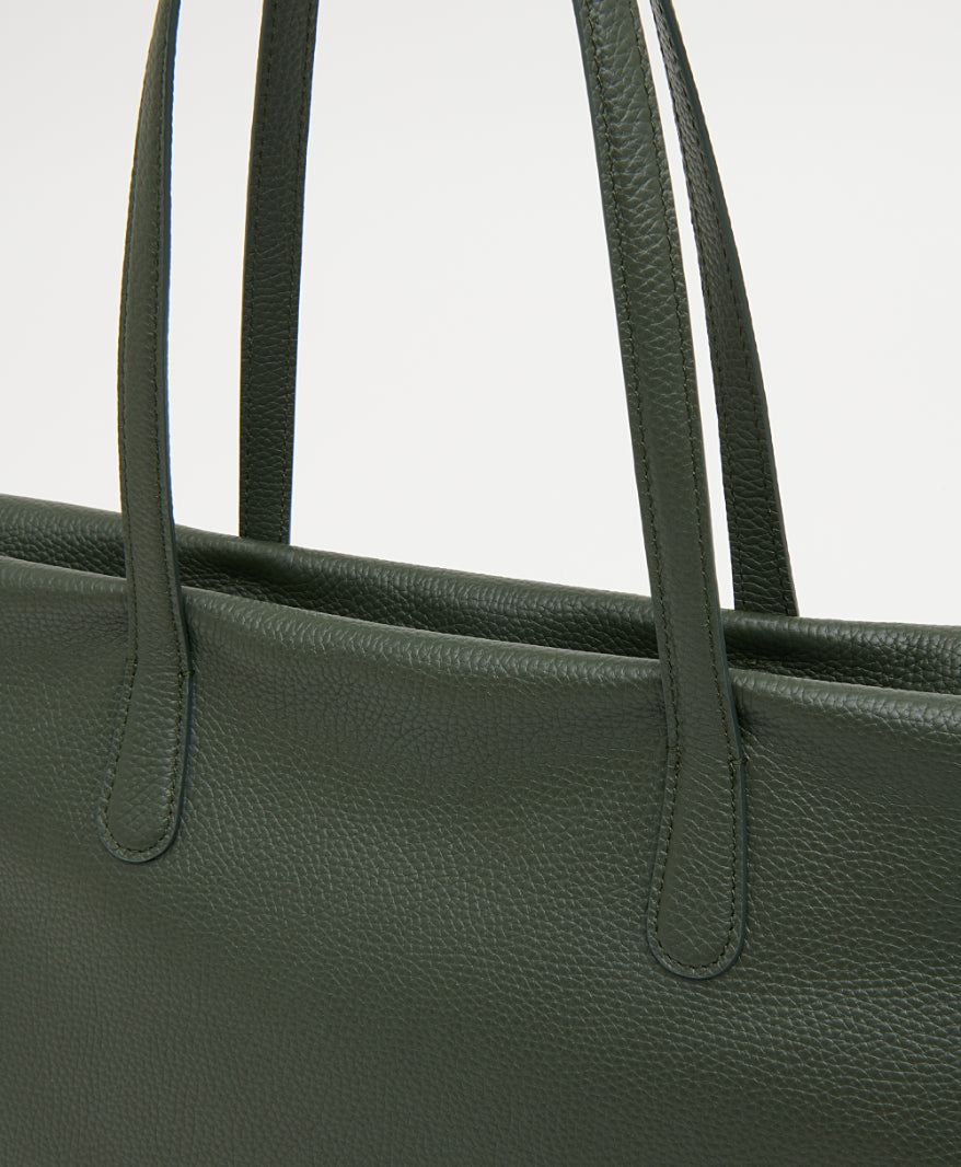 Mansur Gavriel Everyday Zip Tote – Seaweed – detail 4