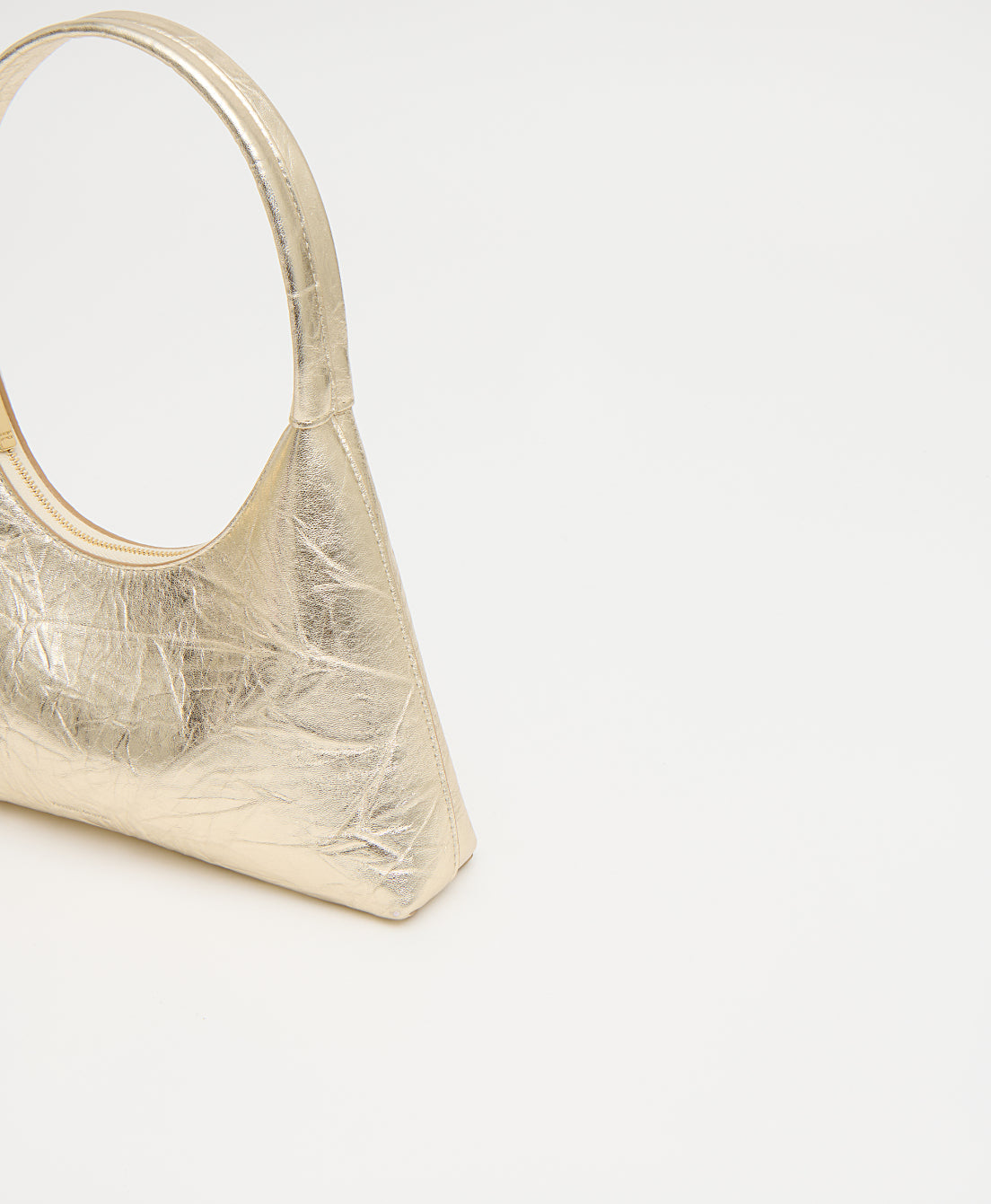 Mansur Gavriel Mini Candy Bag – Crinkled Gold – detail 4