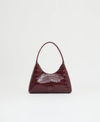 Mansur Gavriel Mini Candy Bag – Oxblood Croc