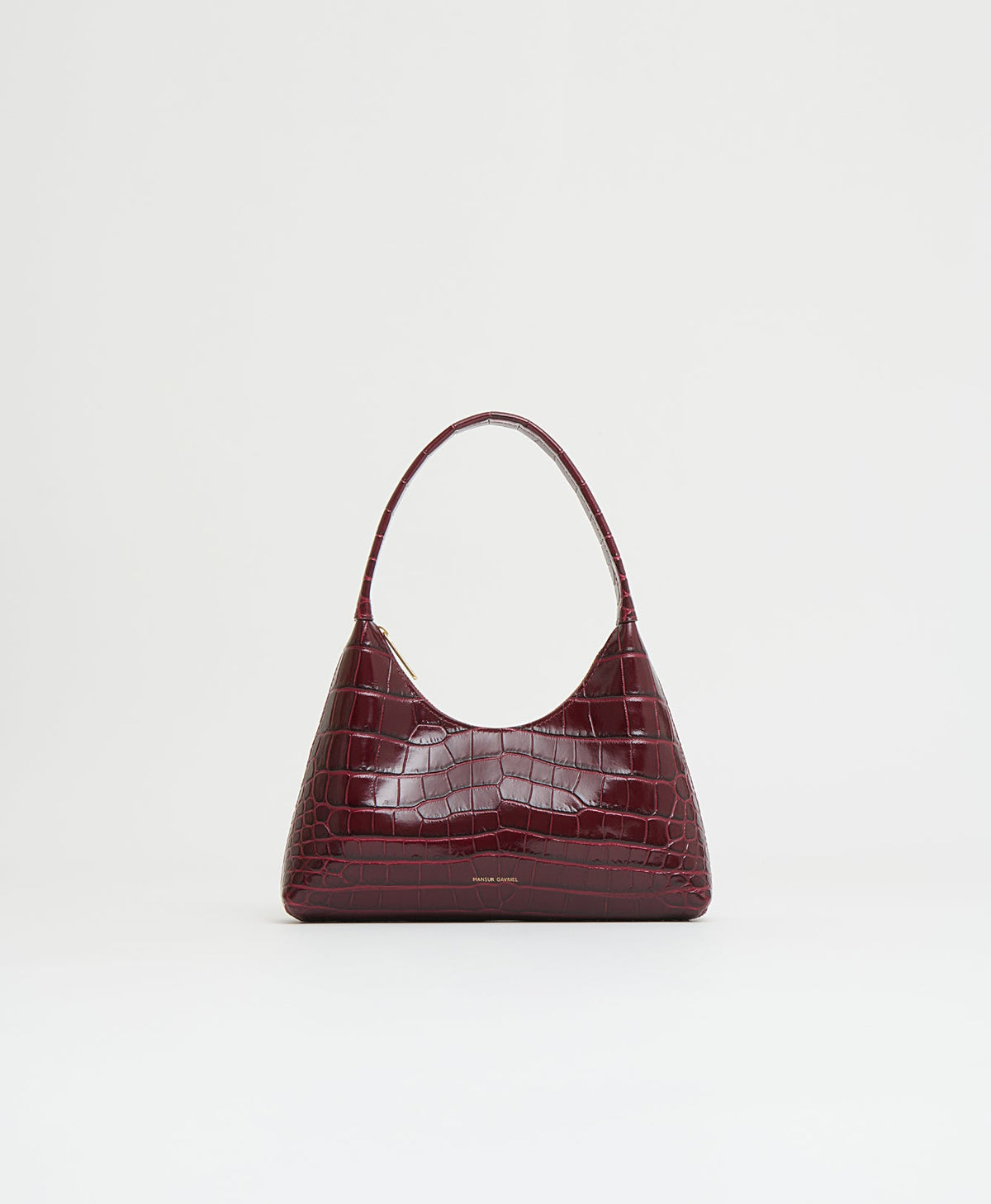 Mansur Gavriel Mini Candy Bag – Oxblood Croc