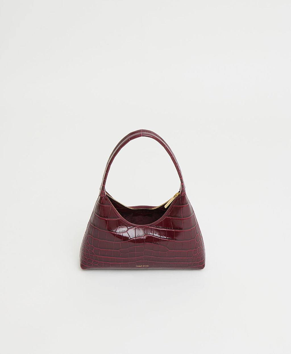 Mansur Gavriel Mini Candy Bag – Oxblood Croc – detail 3