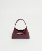 Mansur Gavriel Mini Candy Bag – Oxblood Croc – detail 3