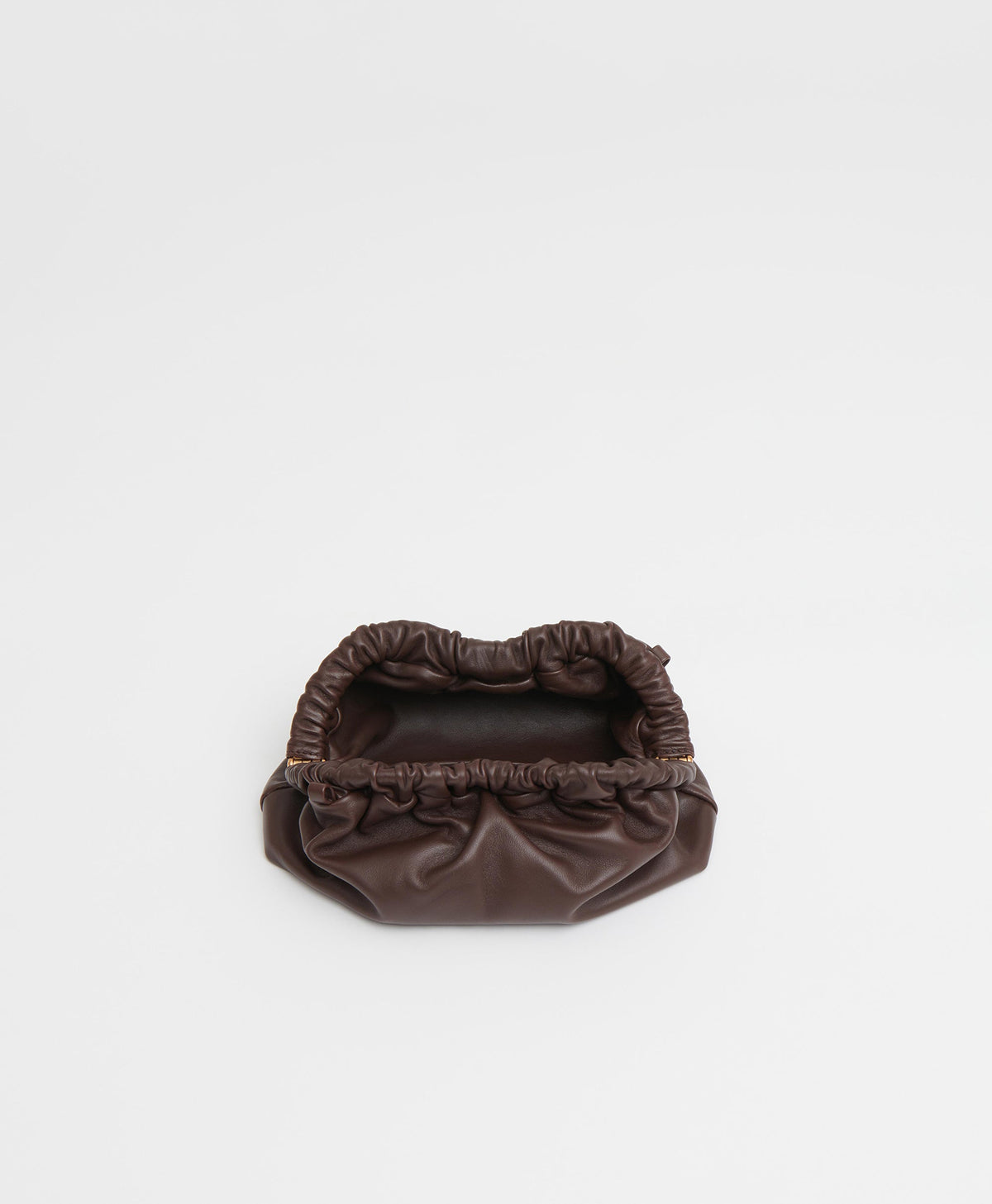 Mansur Gavriel Mini Cloud Clutch – Chocolate – detail 3