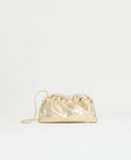Mansur Gavriel Mini Cloud Clutch – Crinkled Gold