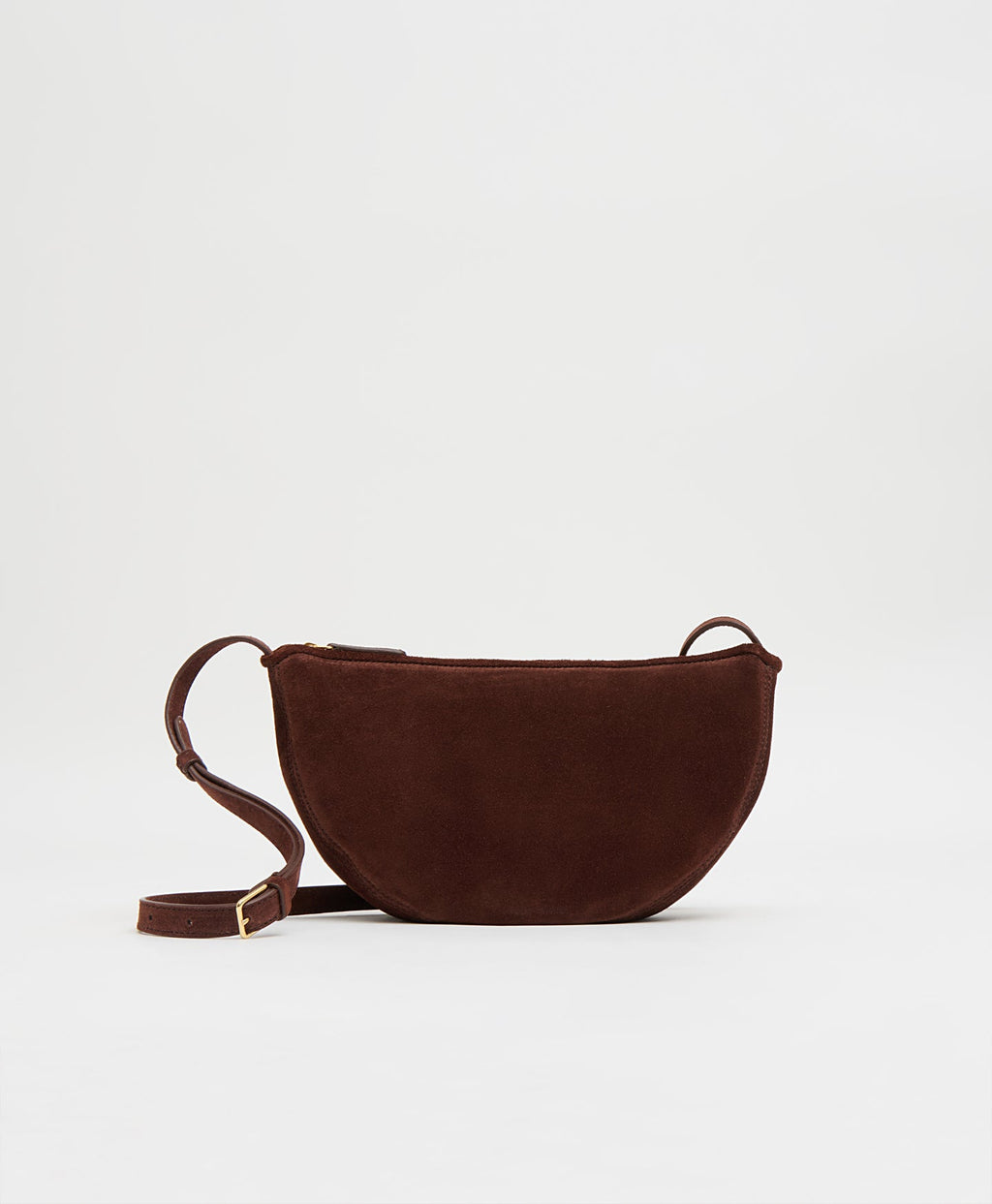 Mansur Gavriel Moon Sling – Chocolate Suede