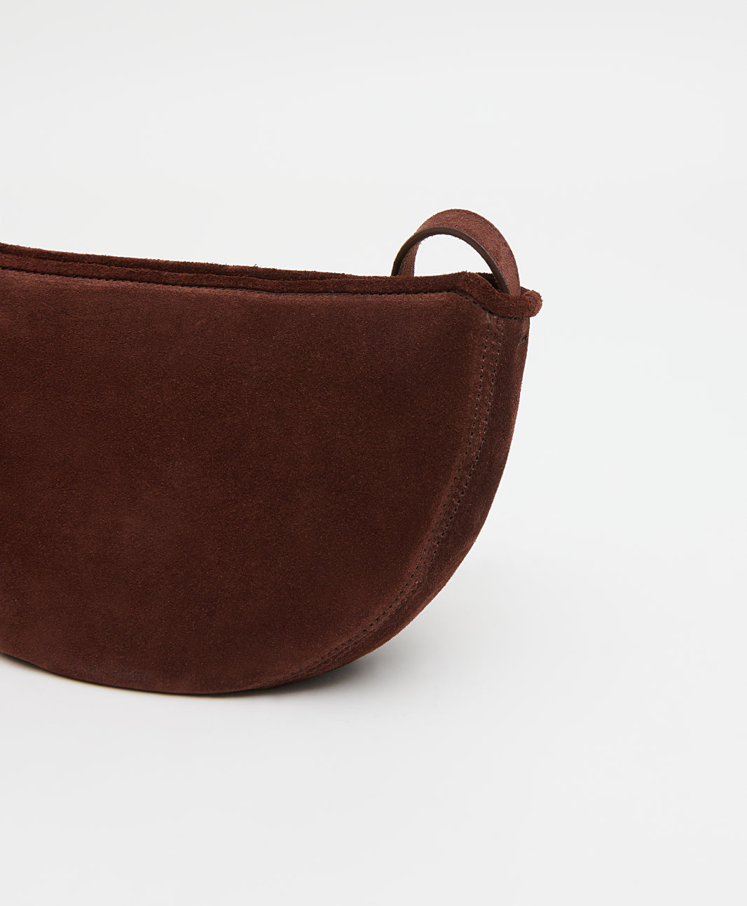 Mansur Gavriel Moon Sling – Chocolate Suede – detail 5