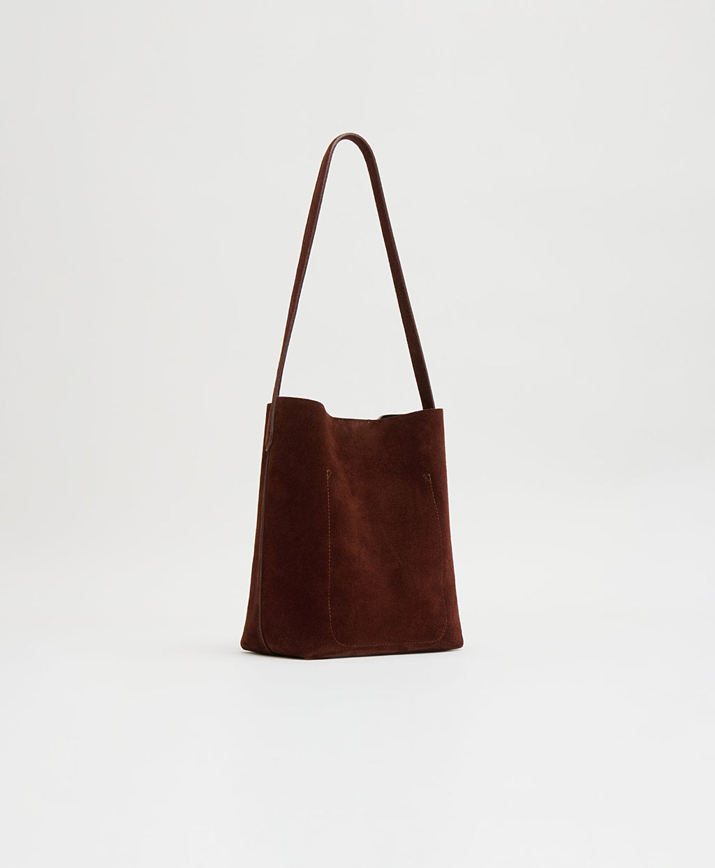 Mansur Gavriel Small Everyday Cabas – Chocolate Suede – detail 3