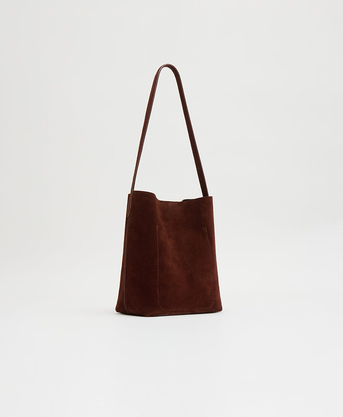 Mansur Gavriel Small Everyday Cabas – Chocolate Suede – detail 3