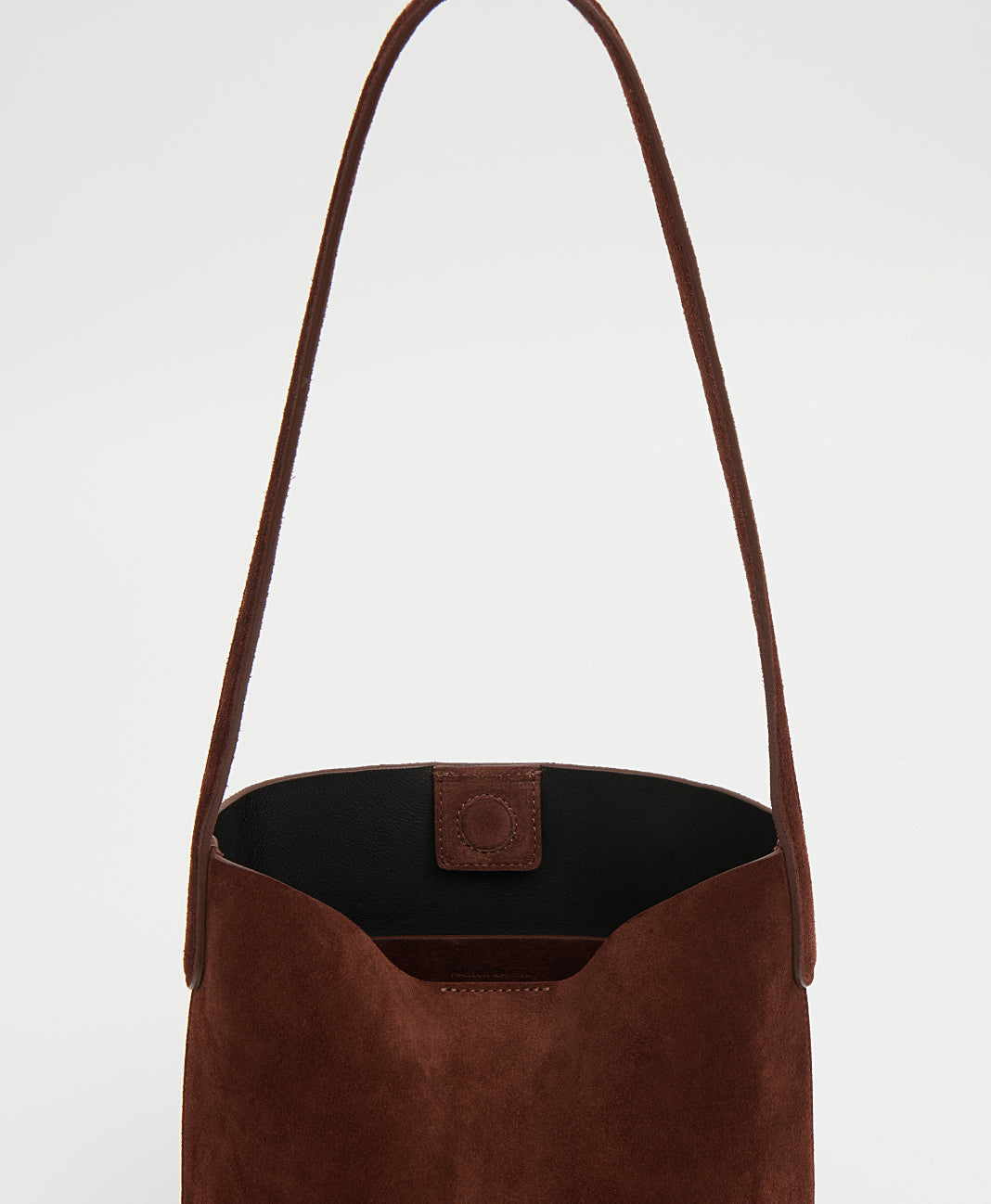 Mansur Gavriel Small Everyday Cabas – Chocolate Suede – detail 4