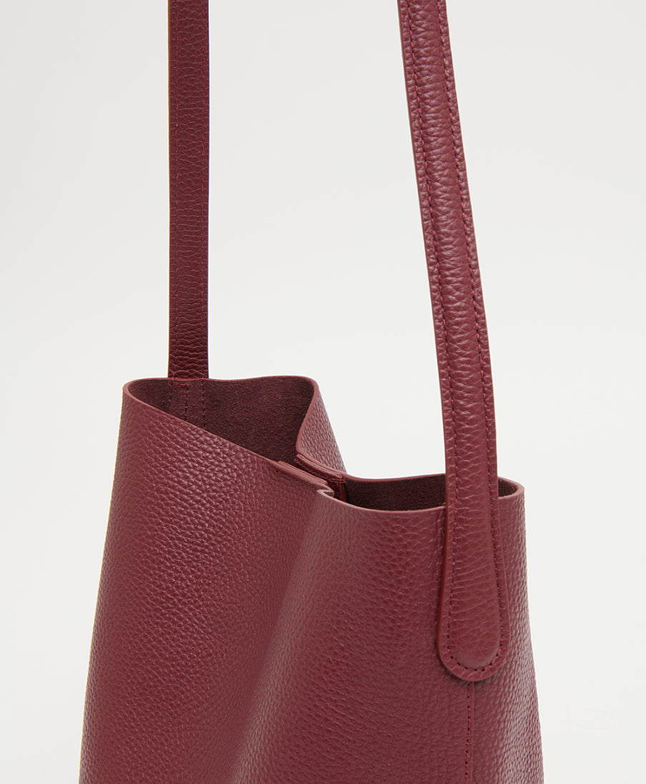 Mansur Gavriel Small Everyday Cabas – Claret – detail 5