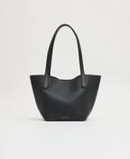Mansur Gavriel Small Everyday Soft Tote – Black/Flamma