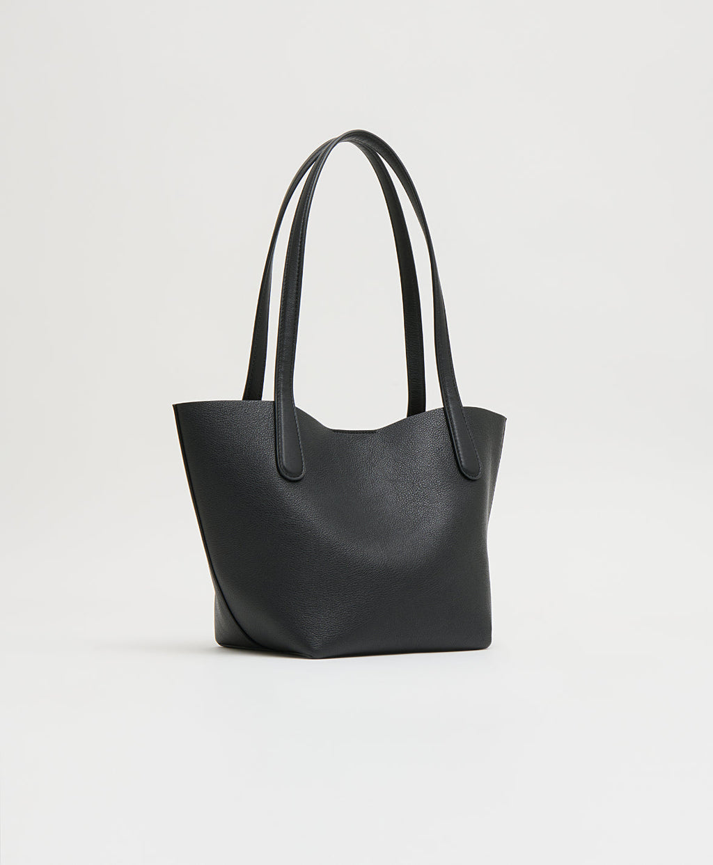 Mansur Gavriel Small Everyday Soft Tote – Black/Flamma – detail 3