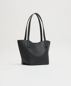 Mansur Gavriel Small Everyday Soft Tote – Black/Flamma – detail 3