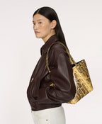 Mansur Gavriel Small Everyday Soft Tote – Golden Roccia – detail 2