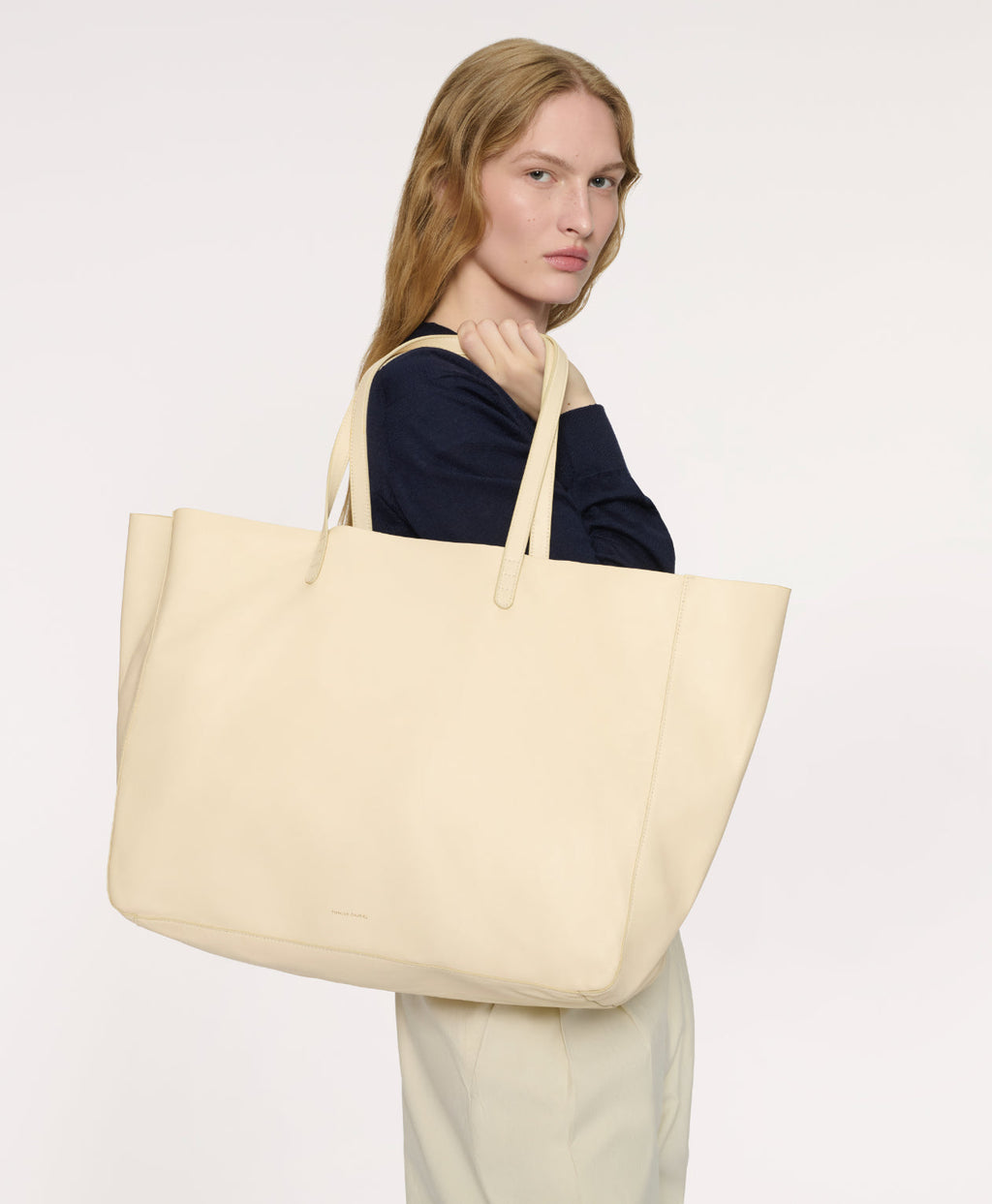 Mansur Gavriel Juno Tote – Ebony – detail 5