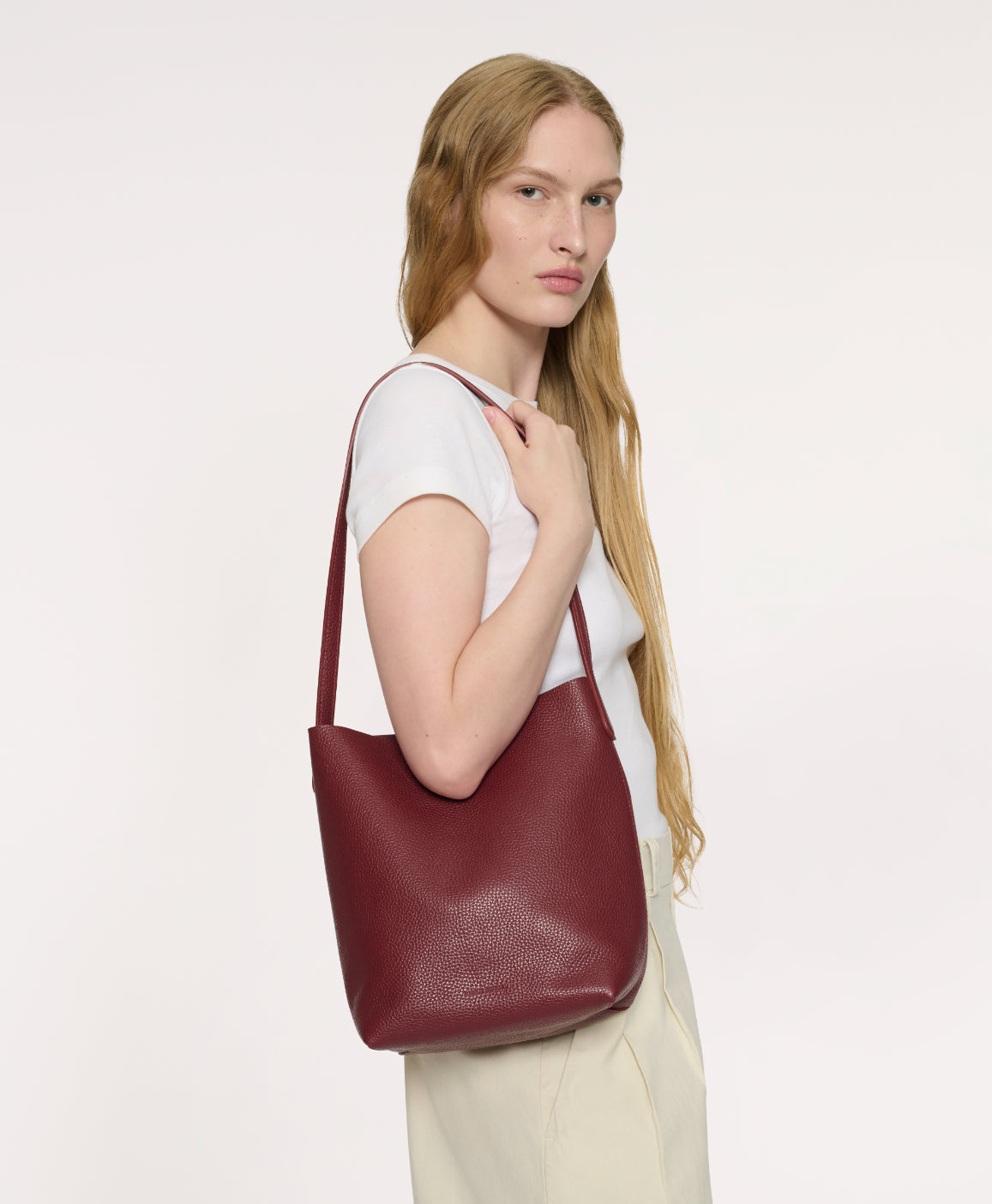 Mansur Gavriel Small Everyday Cabas – Sabbia Nubuck – detail 5
