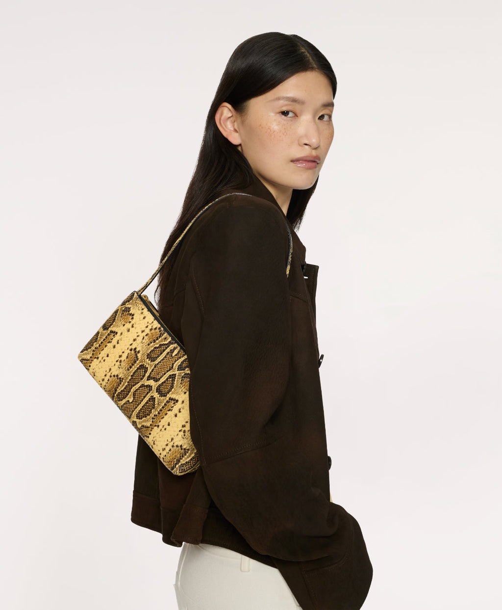 Mansur Gavriel Gaia Shoulder Bag – Golden Roccia – detail 2